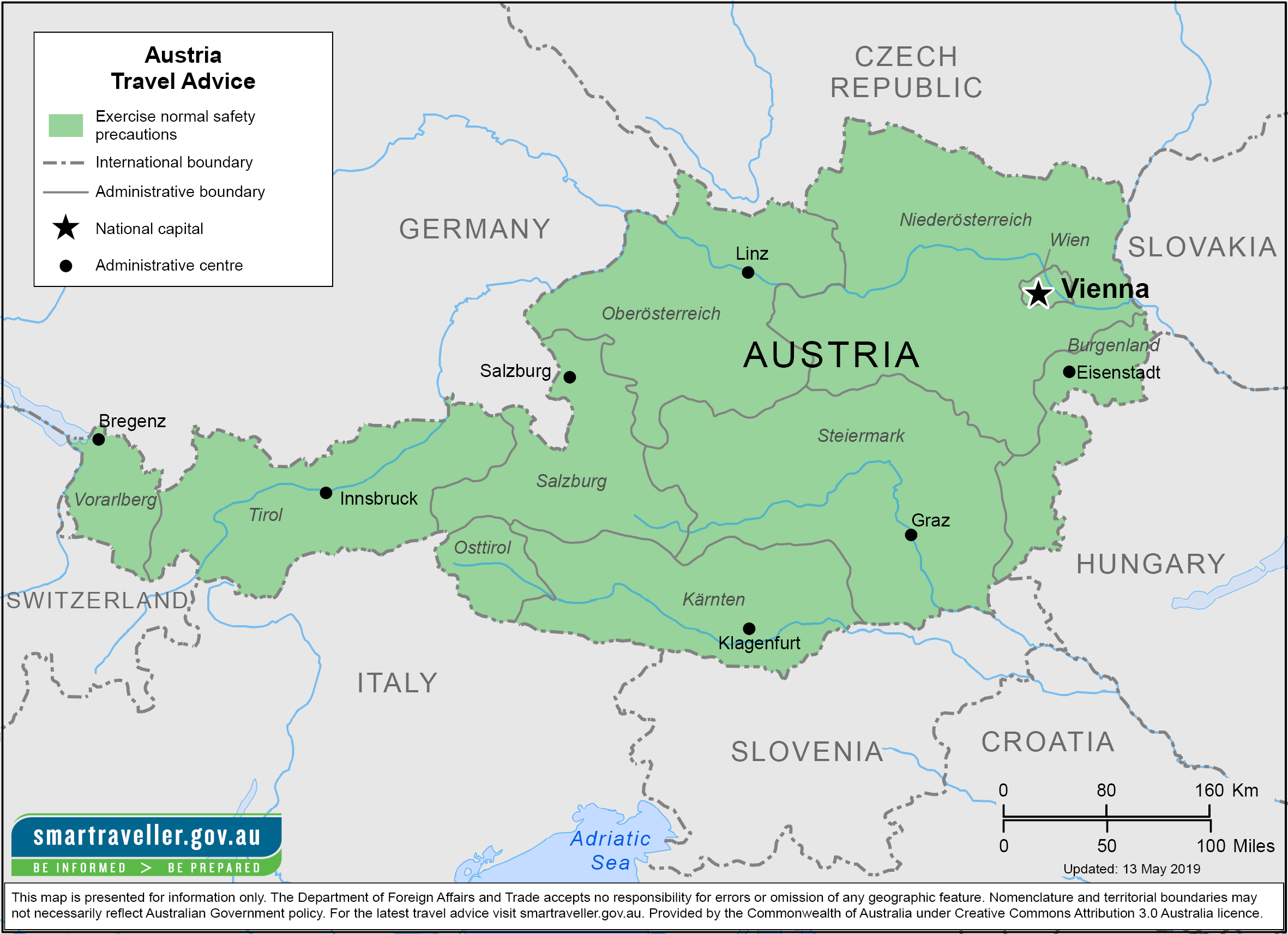 Mapa De Austria