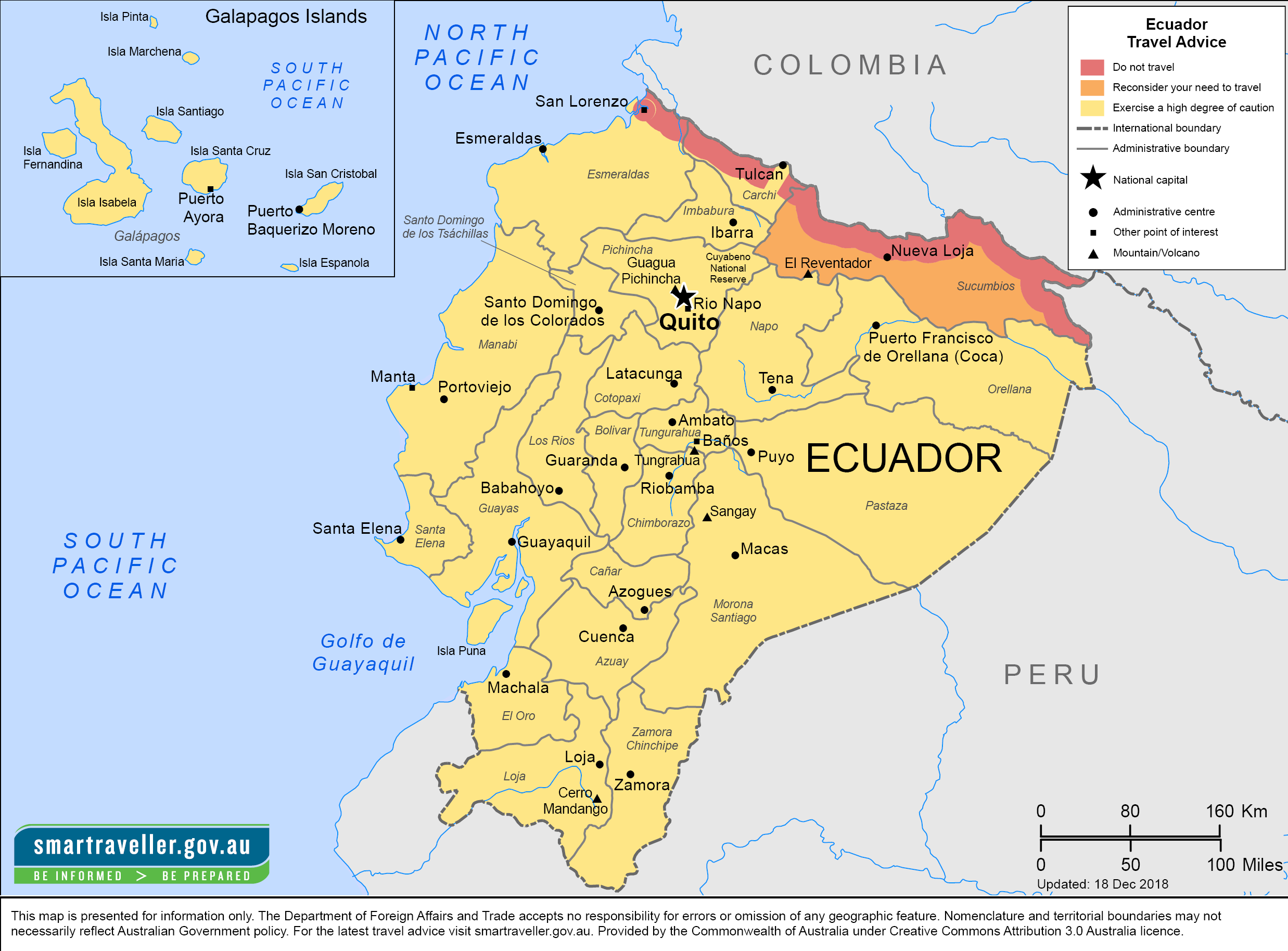 Ecuador Travel Advice & Safety | Smartraveller