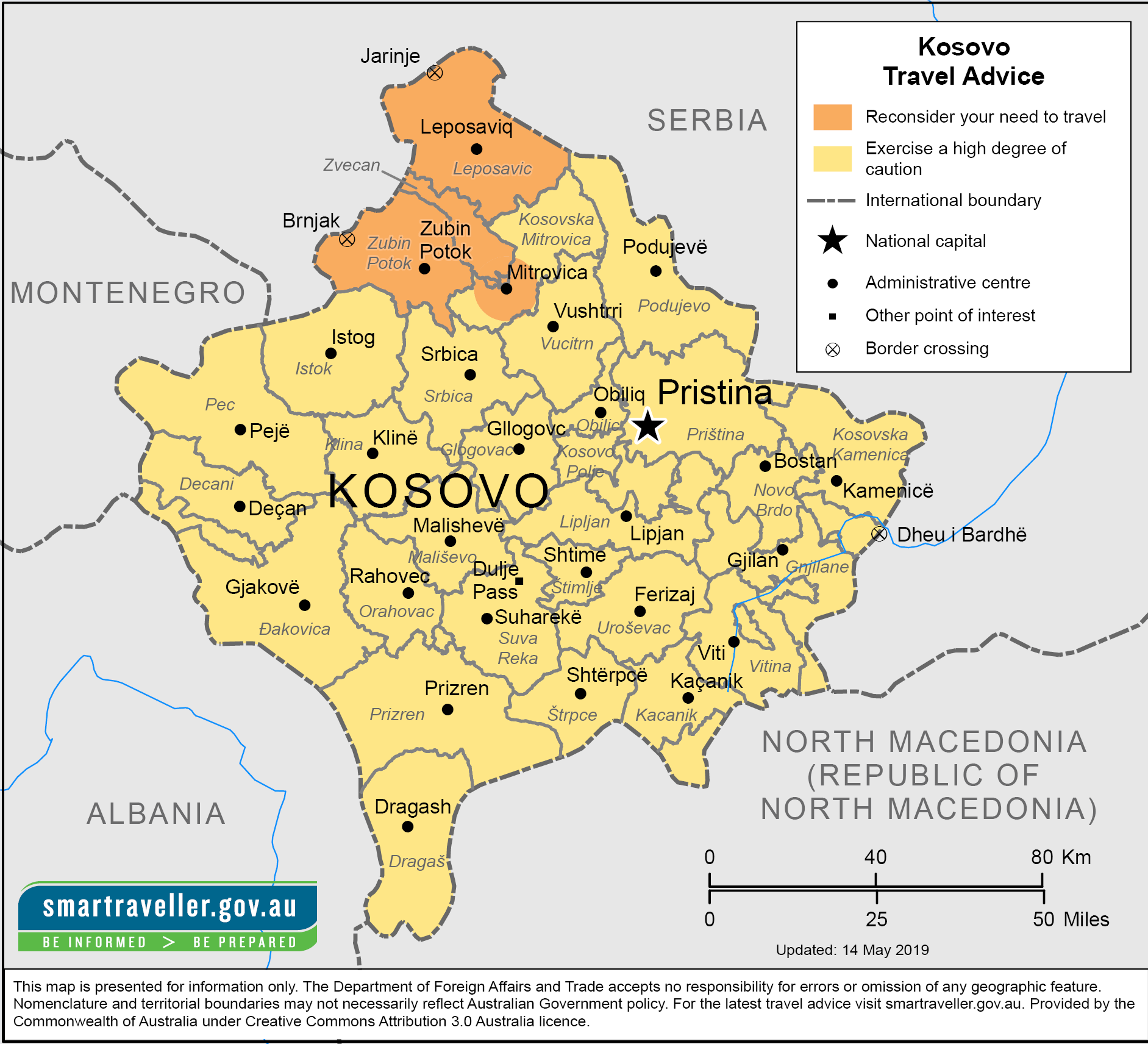 Kosovo On Europe Map