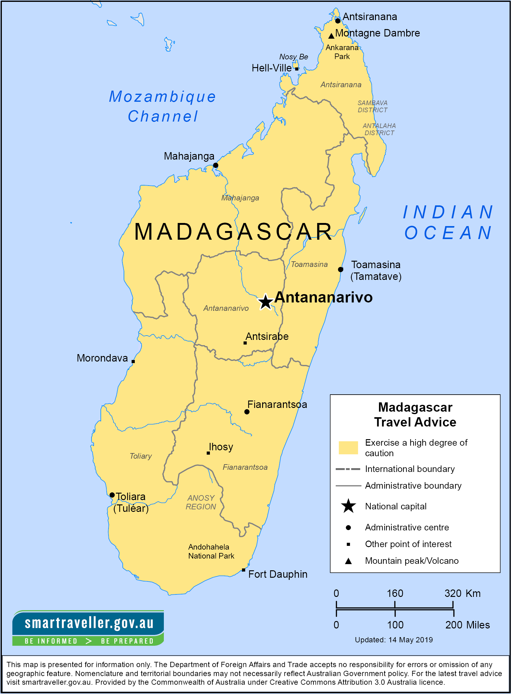 Madagascar Map Cities