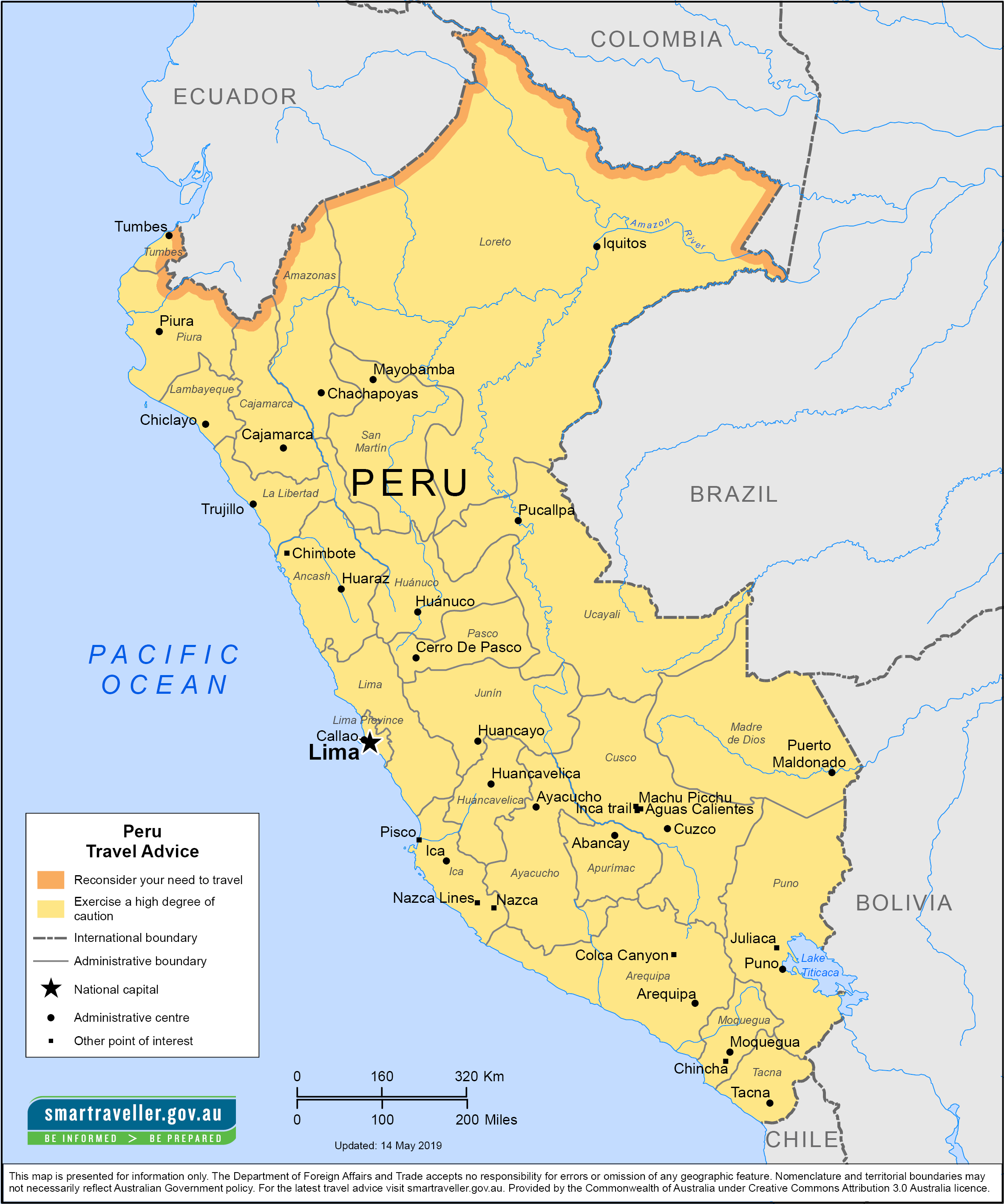 Interactive Map Of Peru