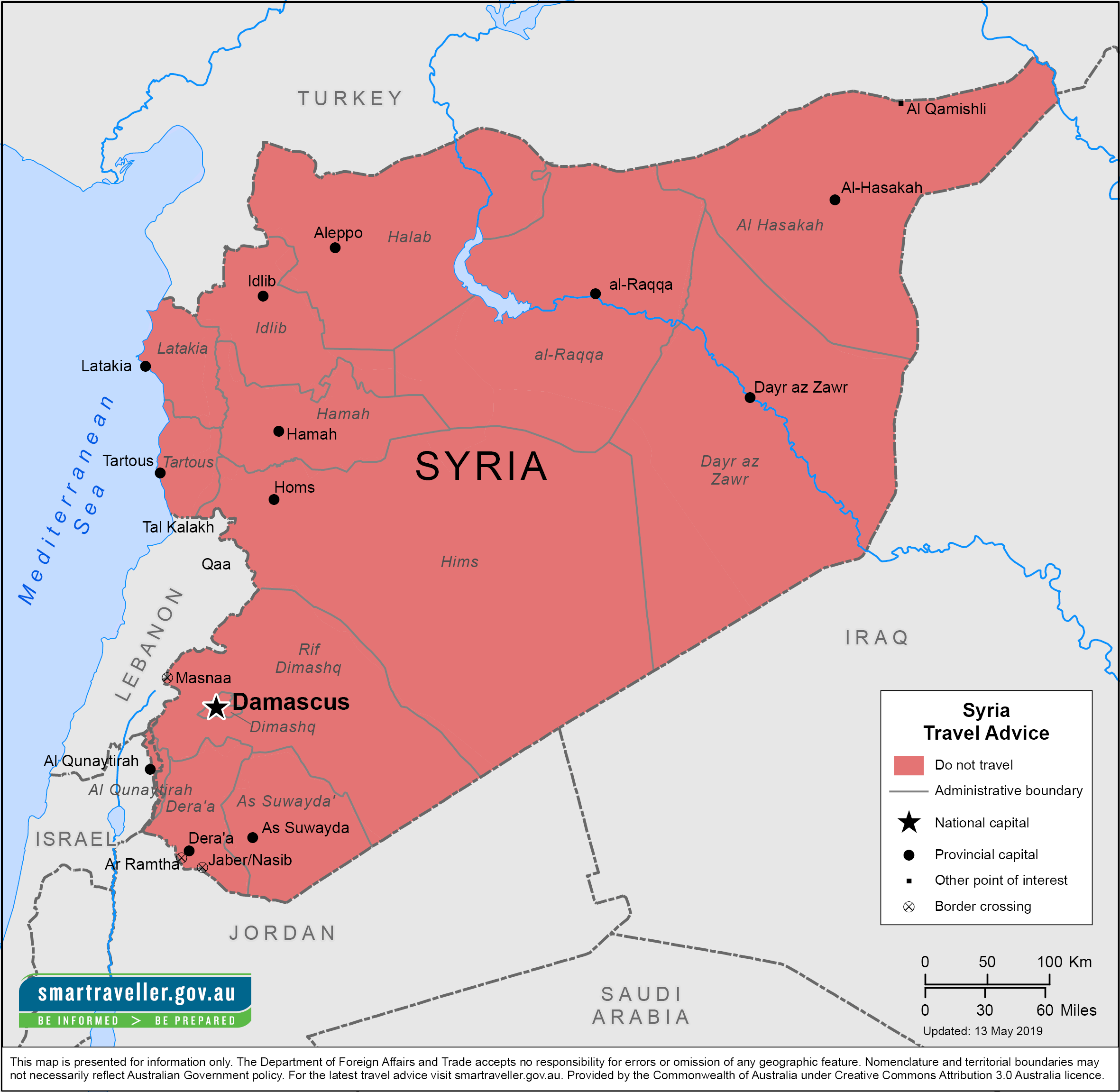 foreign office travel advice jordan