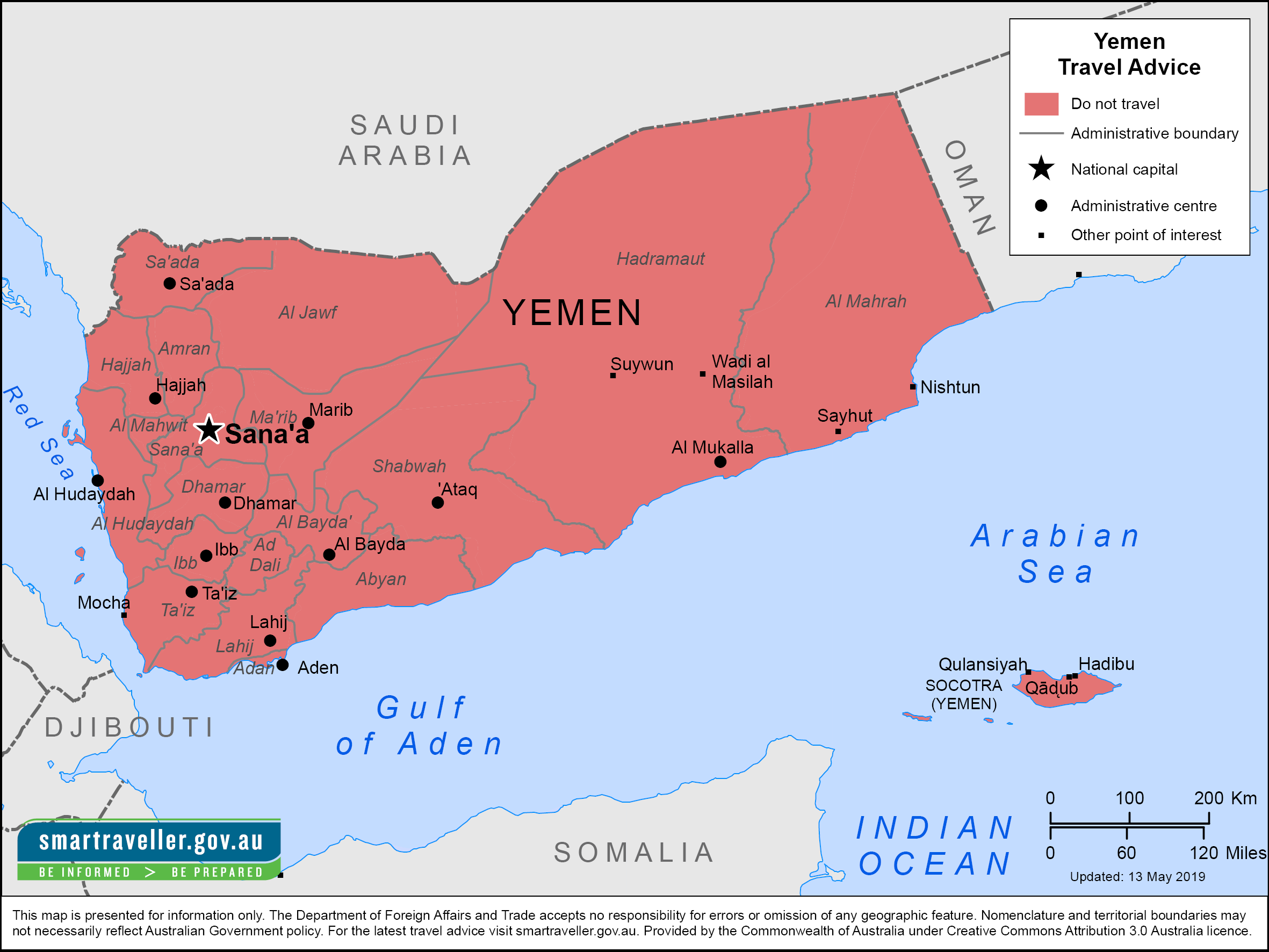 yemen travel advisory canada