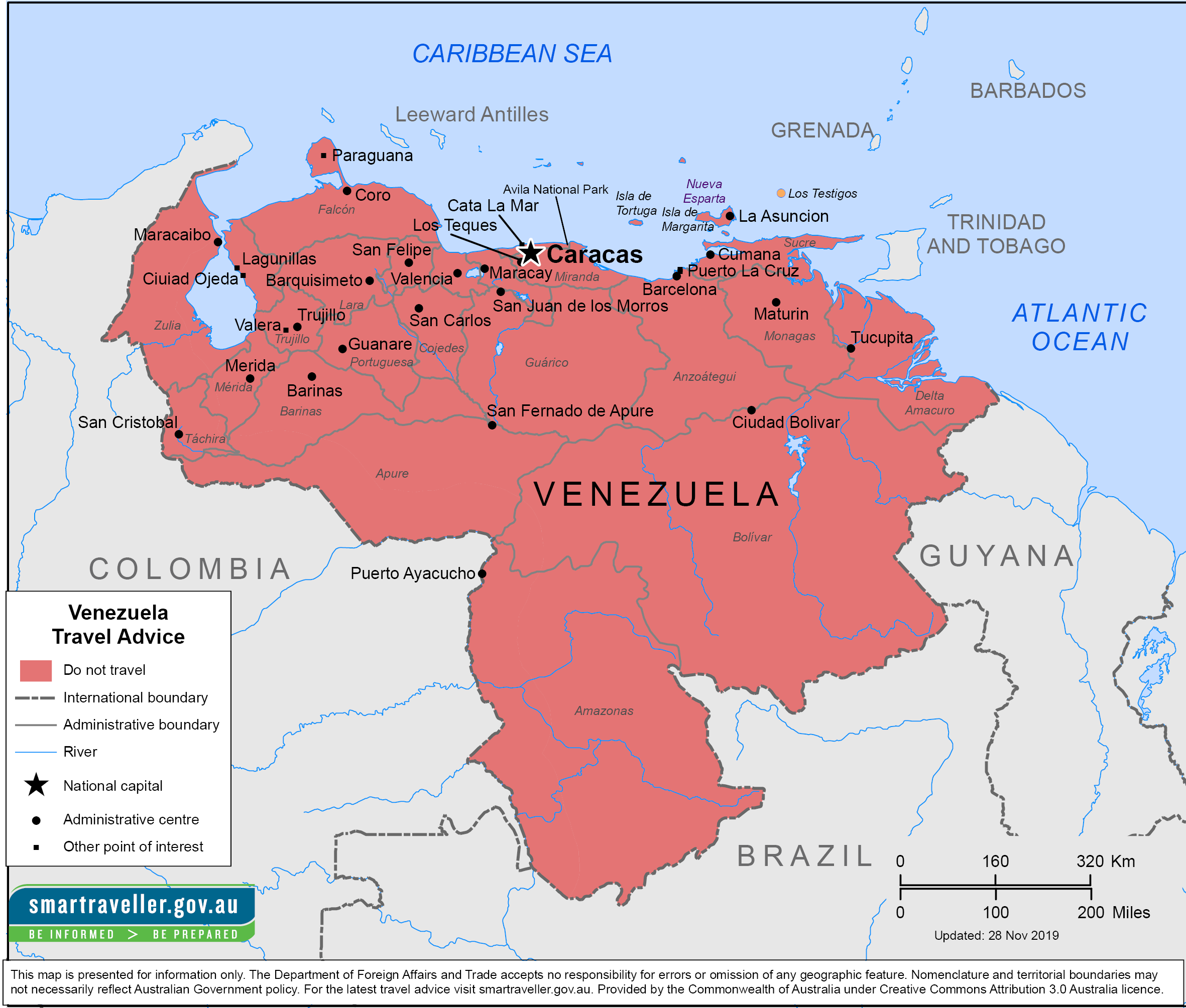 Venezuela Travel Advice And Safety Smartraveller