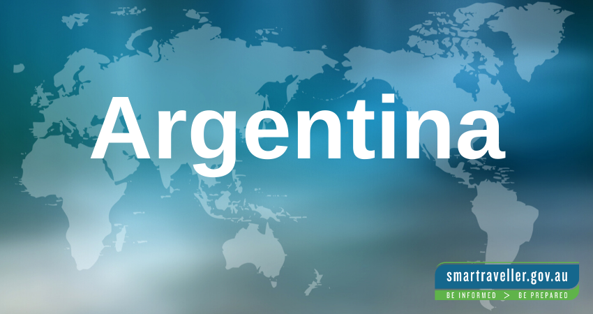 travel advisory for argentina