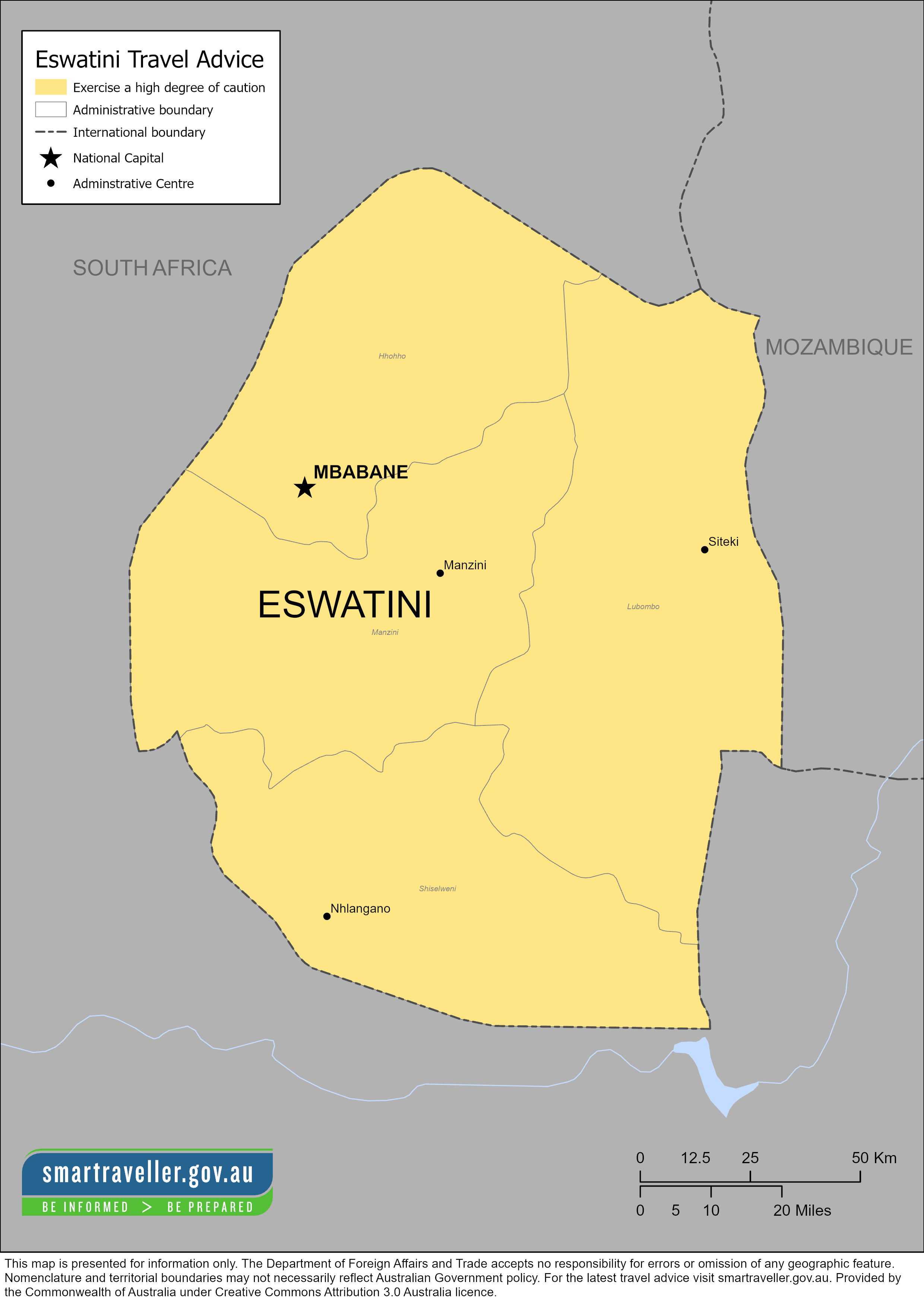 Eswatini Travel Advice & Safety | Smartraveller
