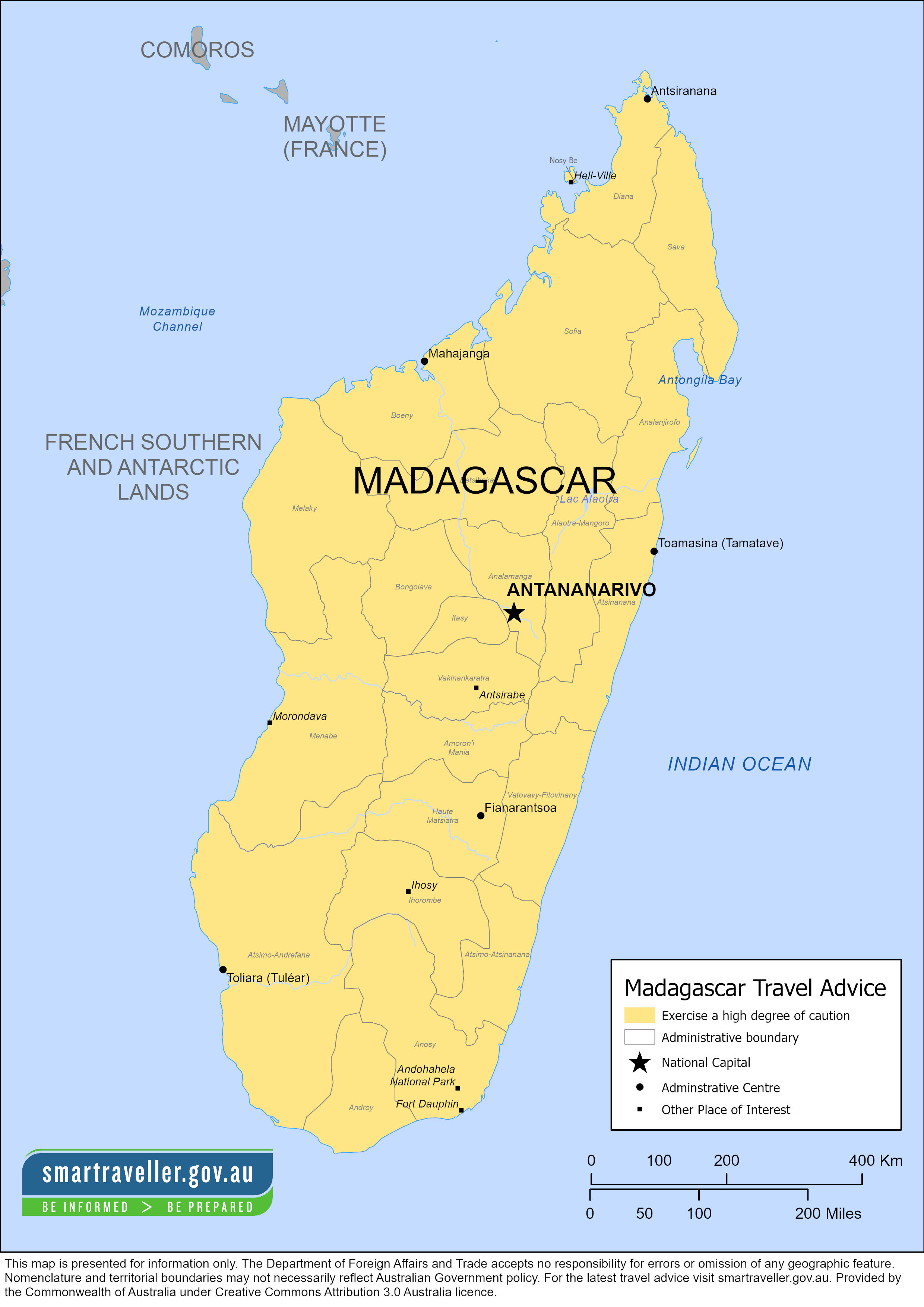 Madagascar Map October 2022