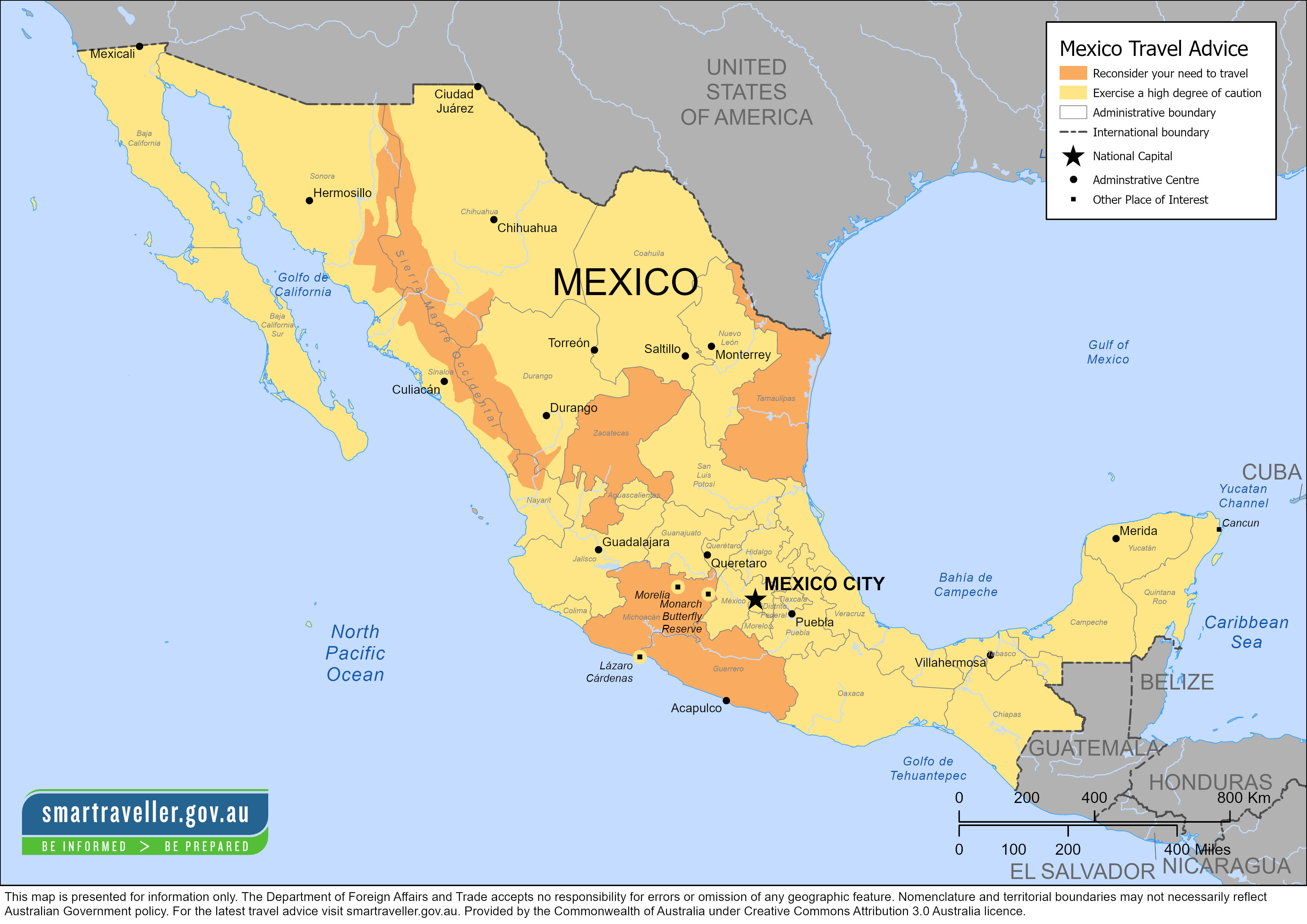 Mexico Travel Advice & Safety | Smartraveller