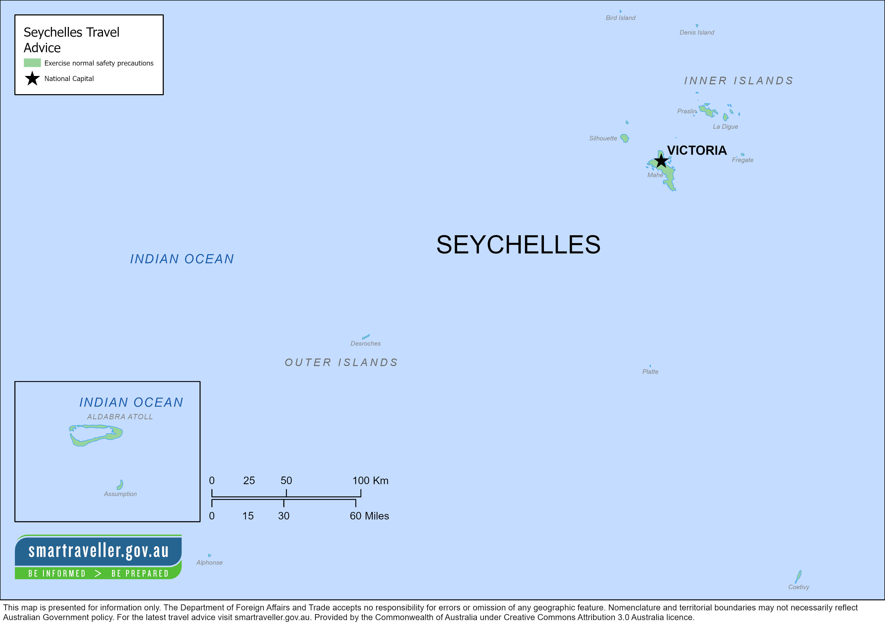 Seychelles Map October 2022