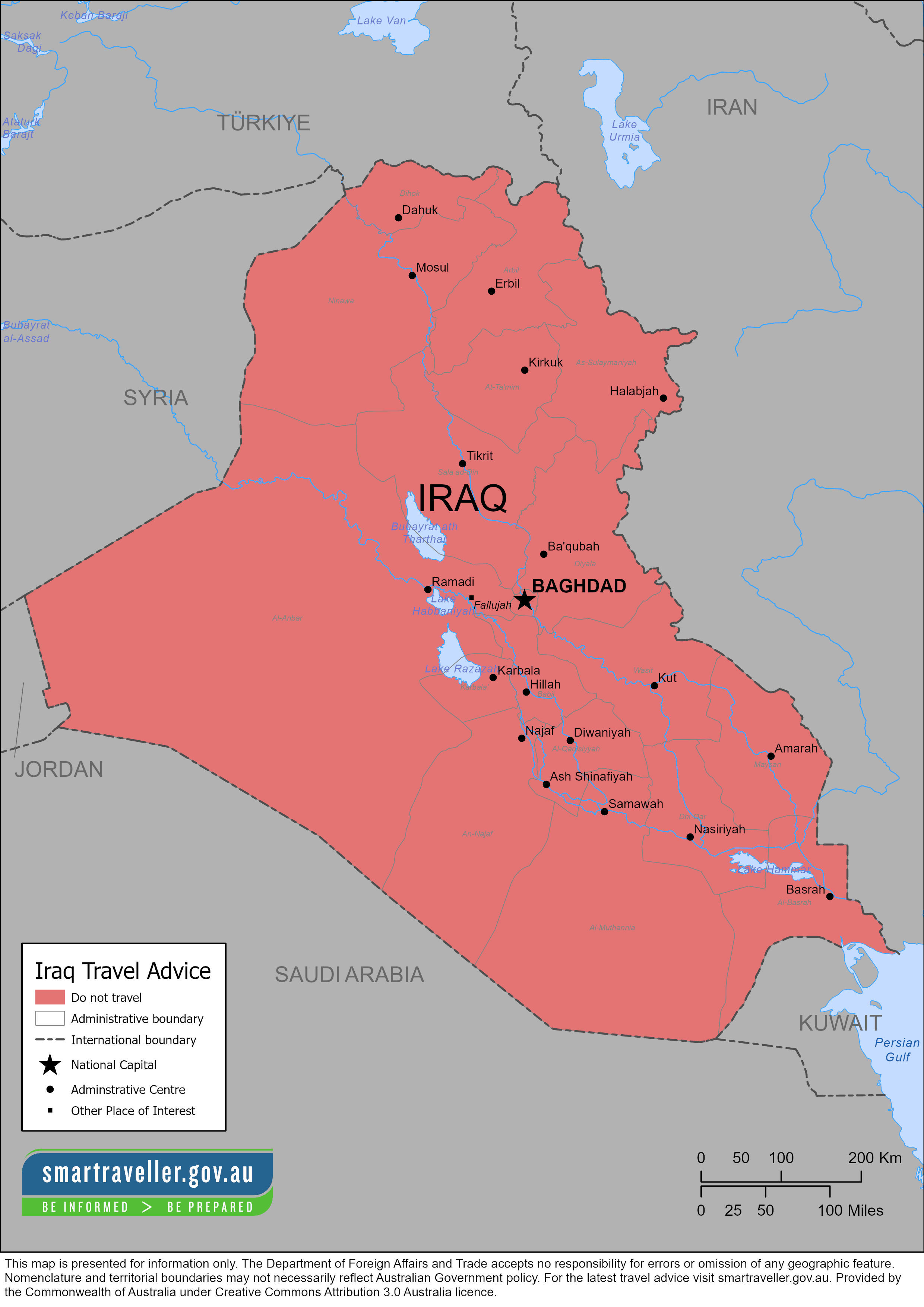 Iraq Map Updated 3 Nov 22