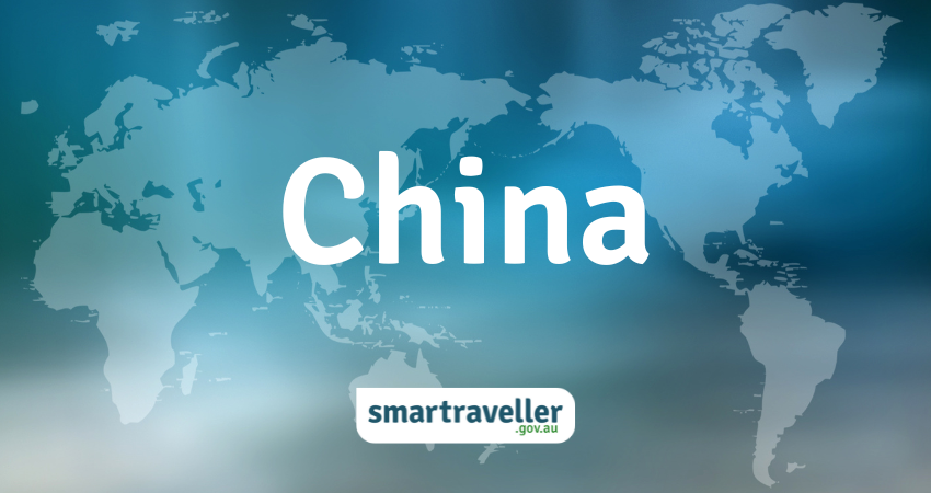 smart traveller advice china