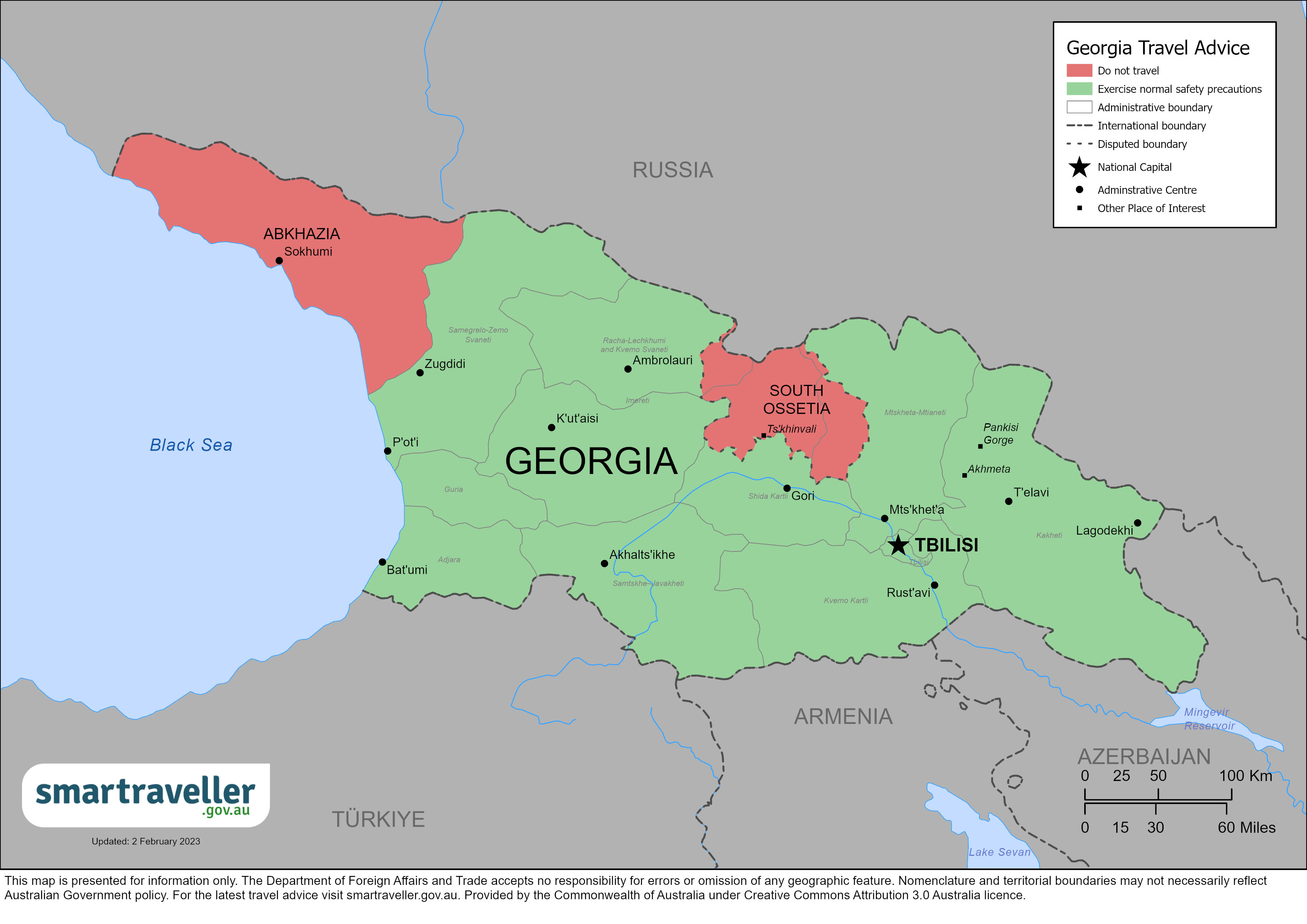 Georgia Feb 2023 Map