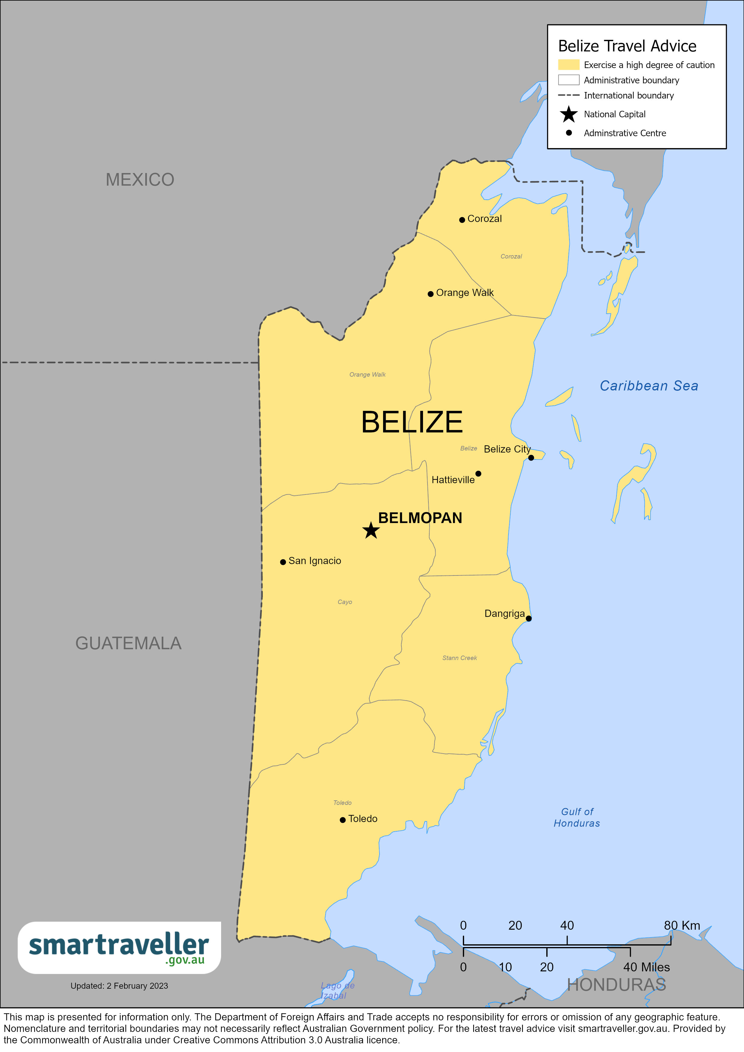 fco travel advice belize