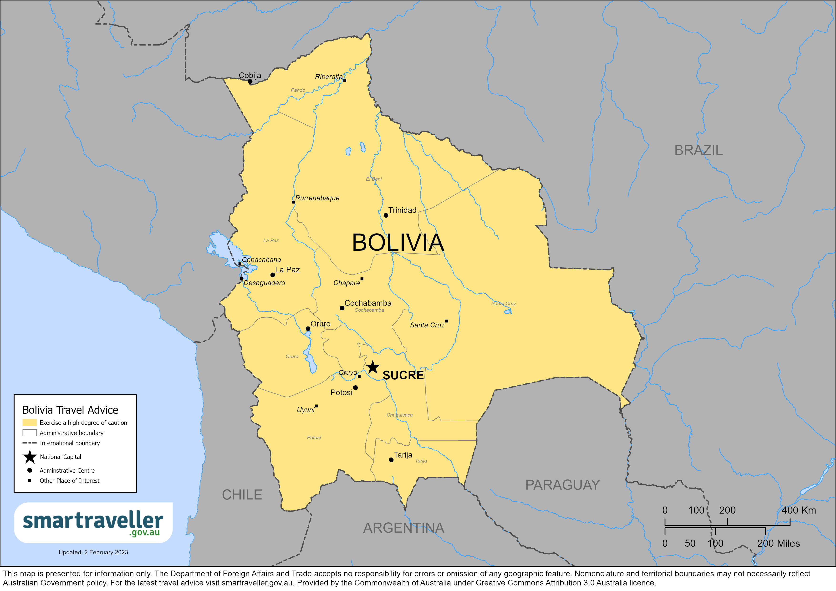 foreign office travel advice bolivia