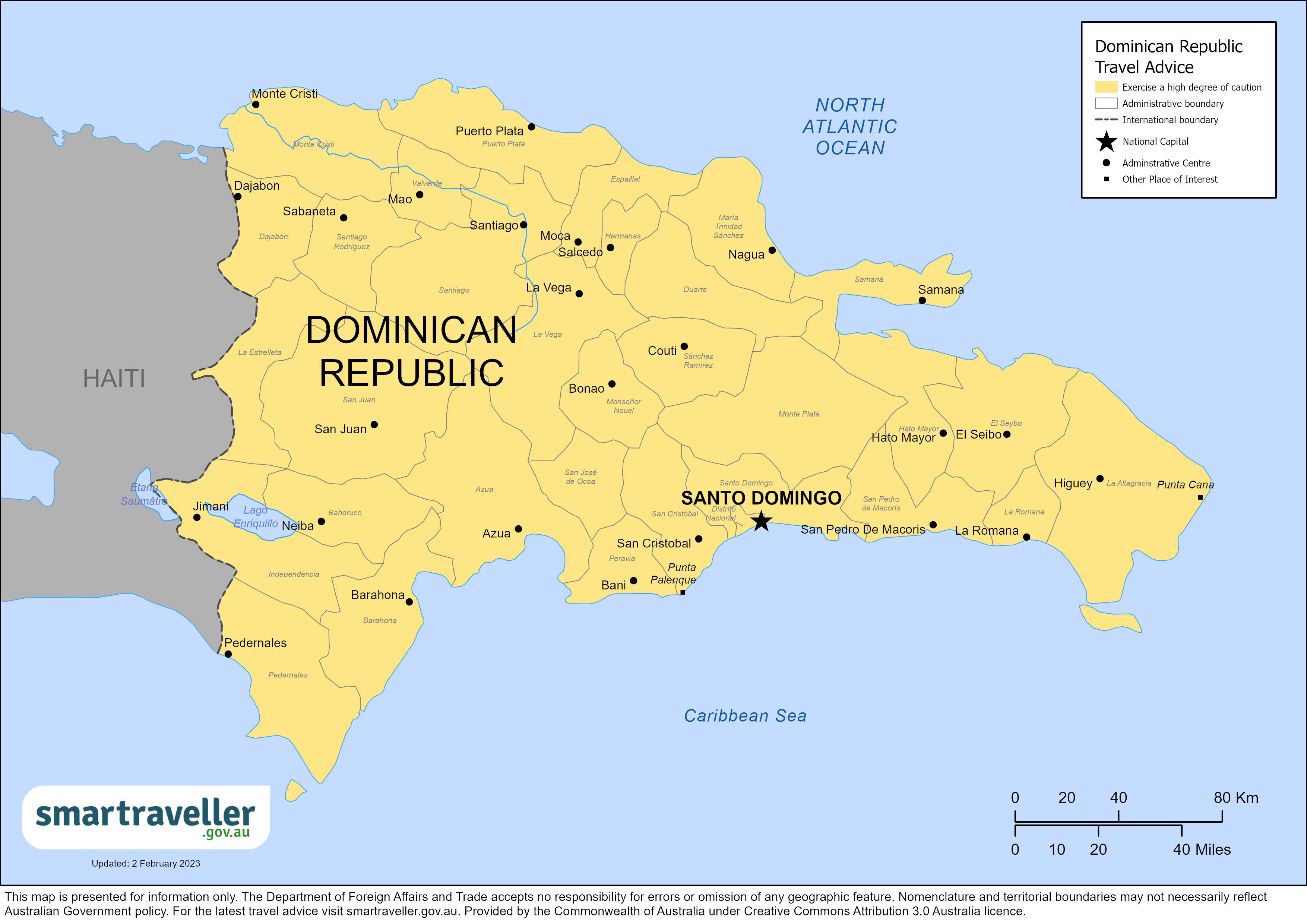 travel advisory canada to dominican republic