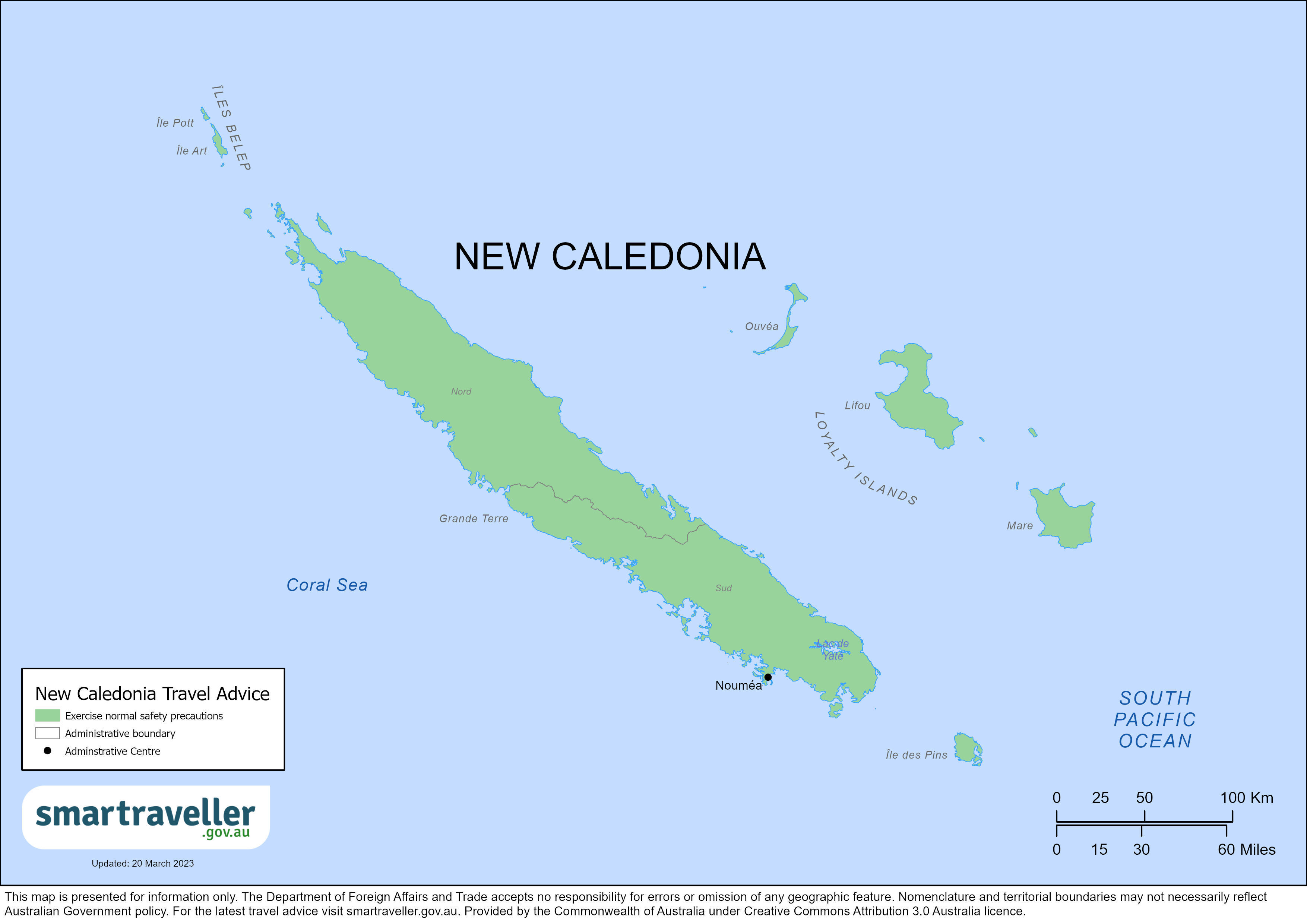 New Caledonia Map