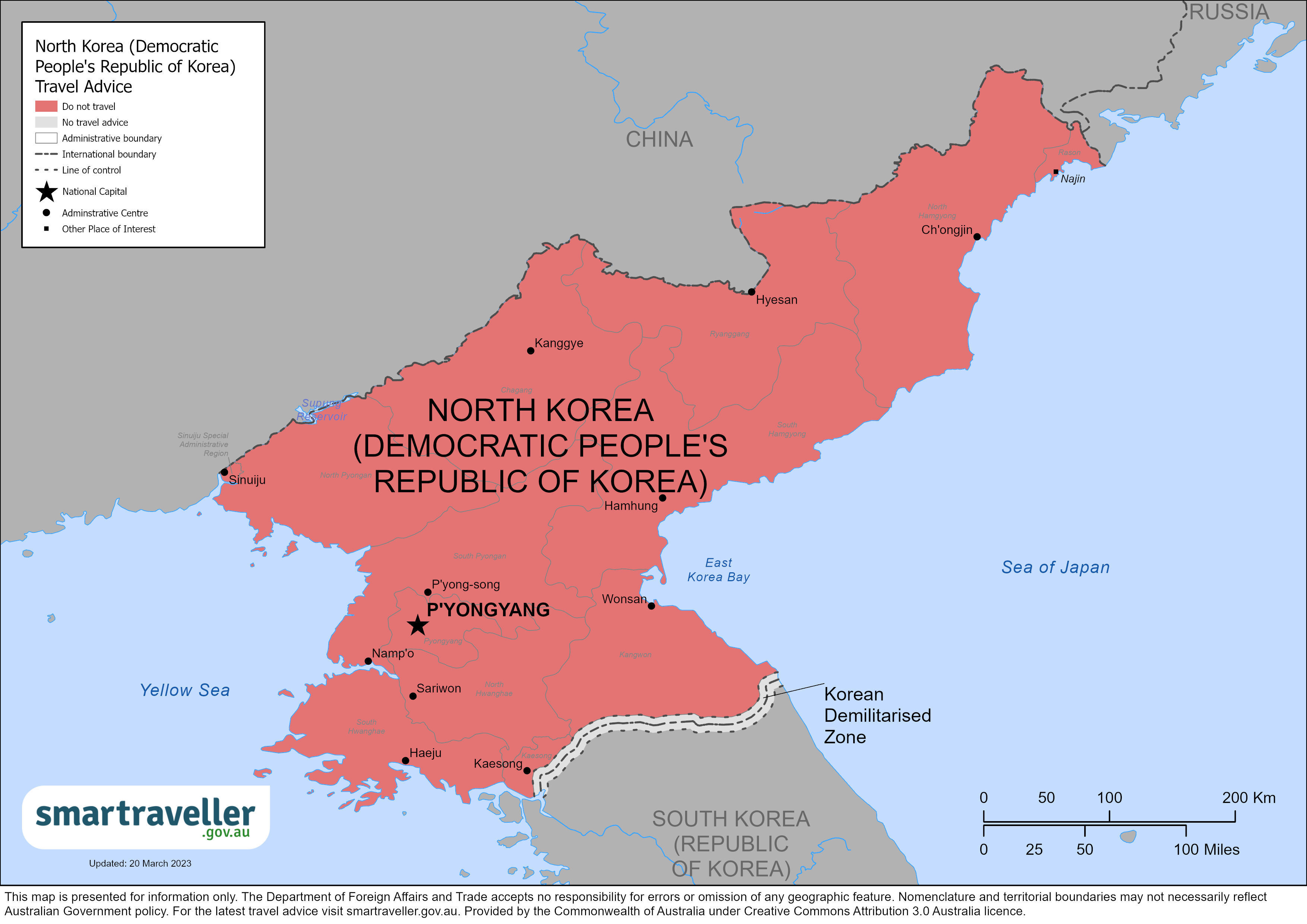 us travel advisory north korea