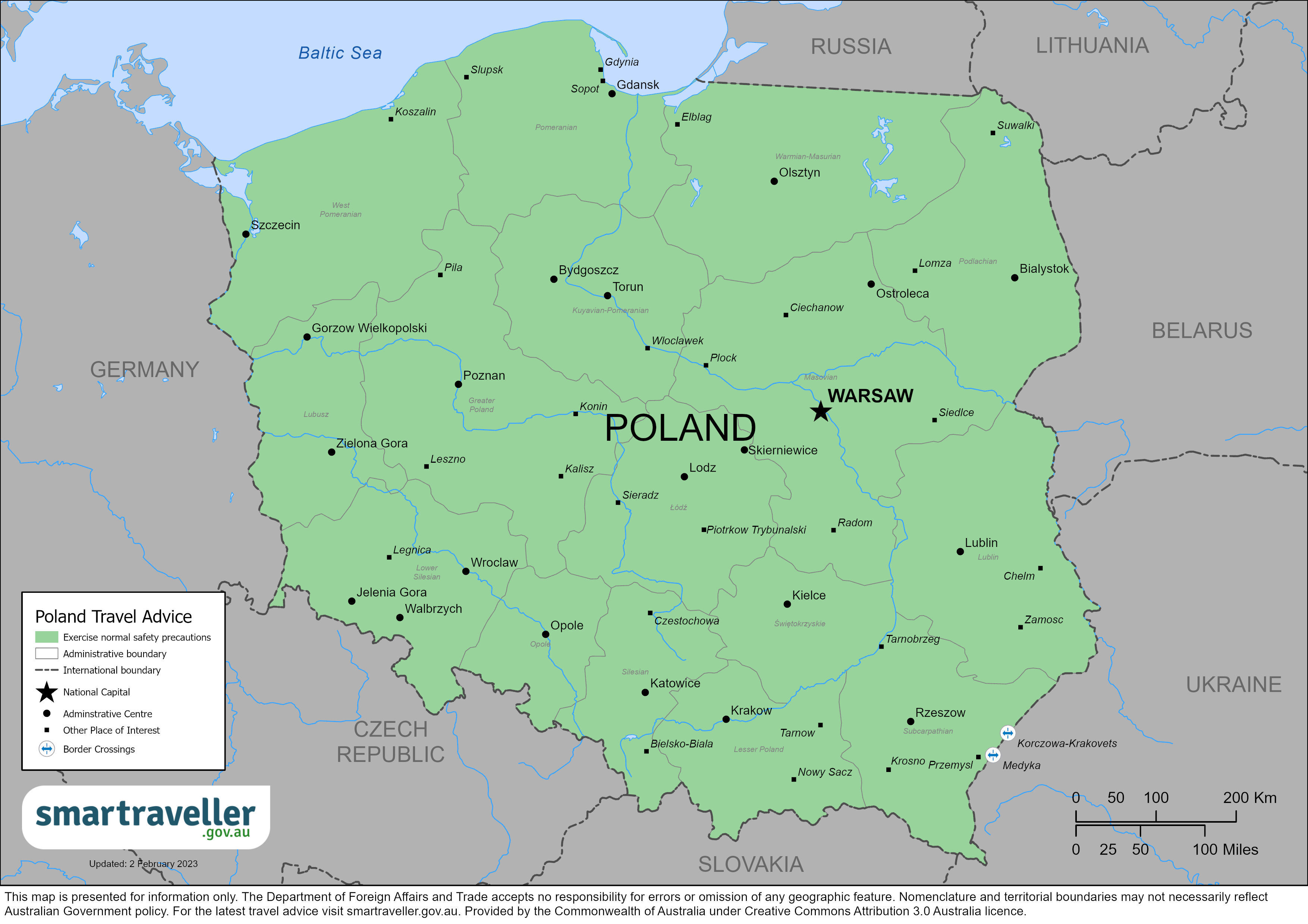 Poland Map March 2023