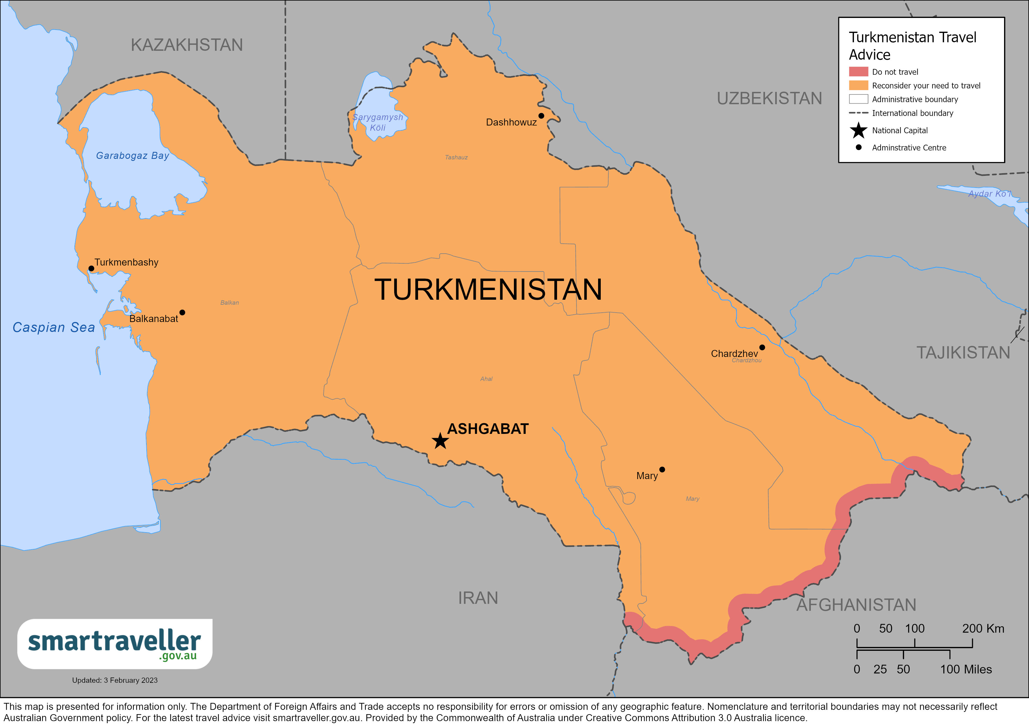 turkmenistan travel safety