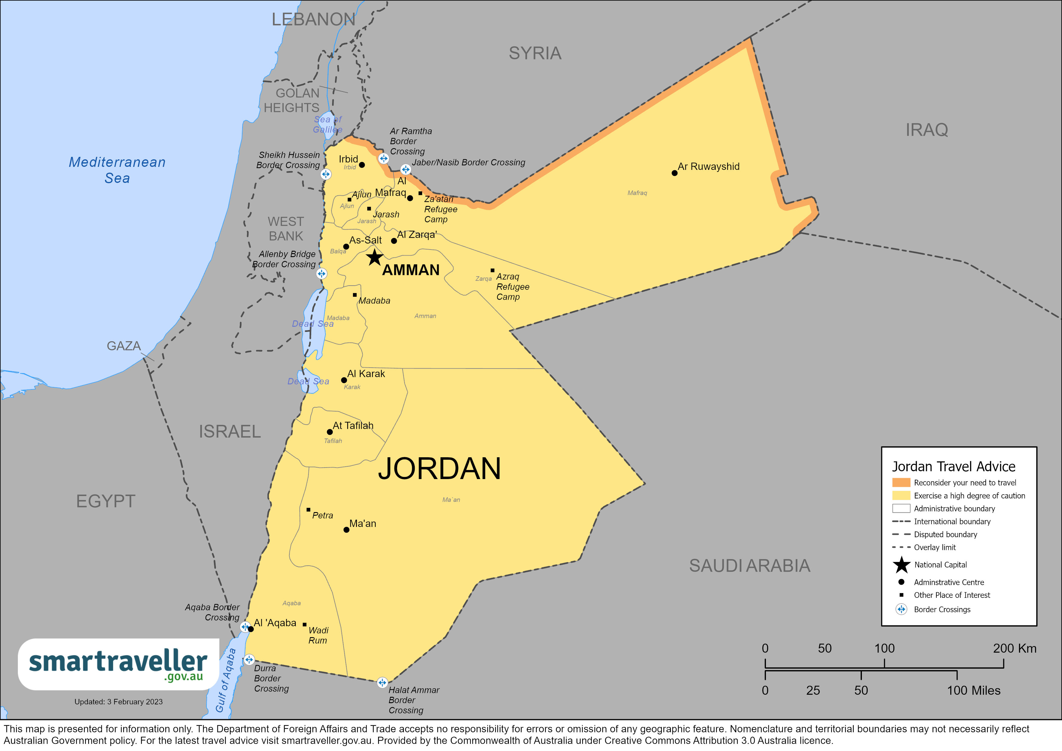 Jordan Map April 2023