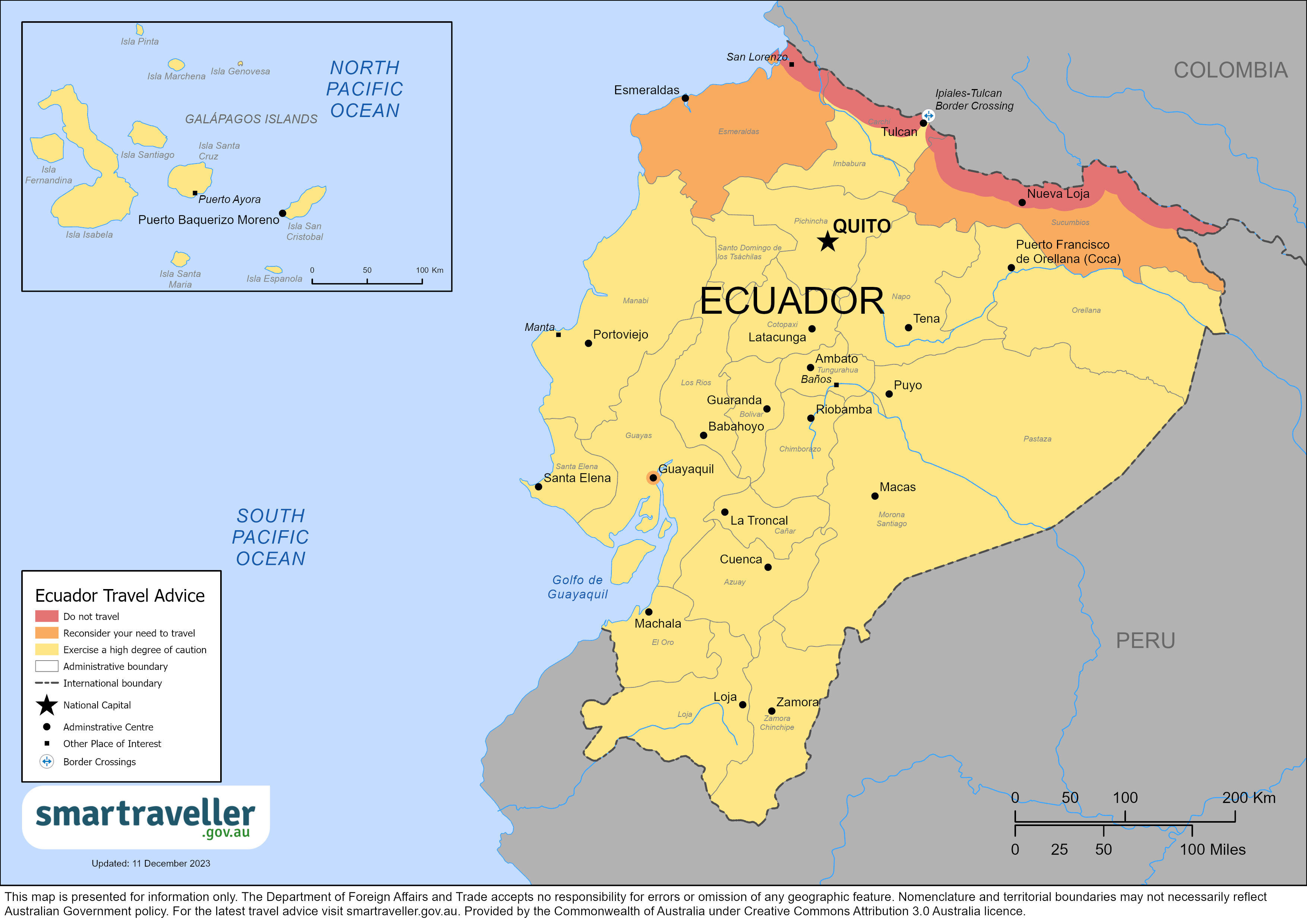 Ecuador map