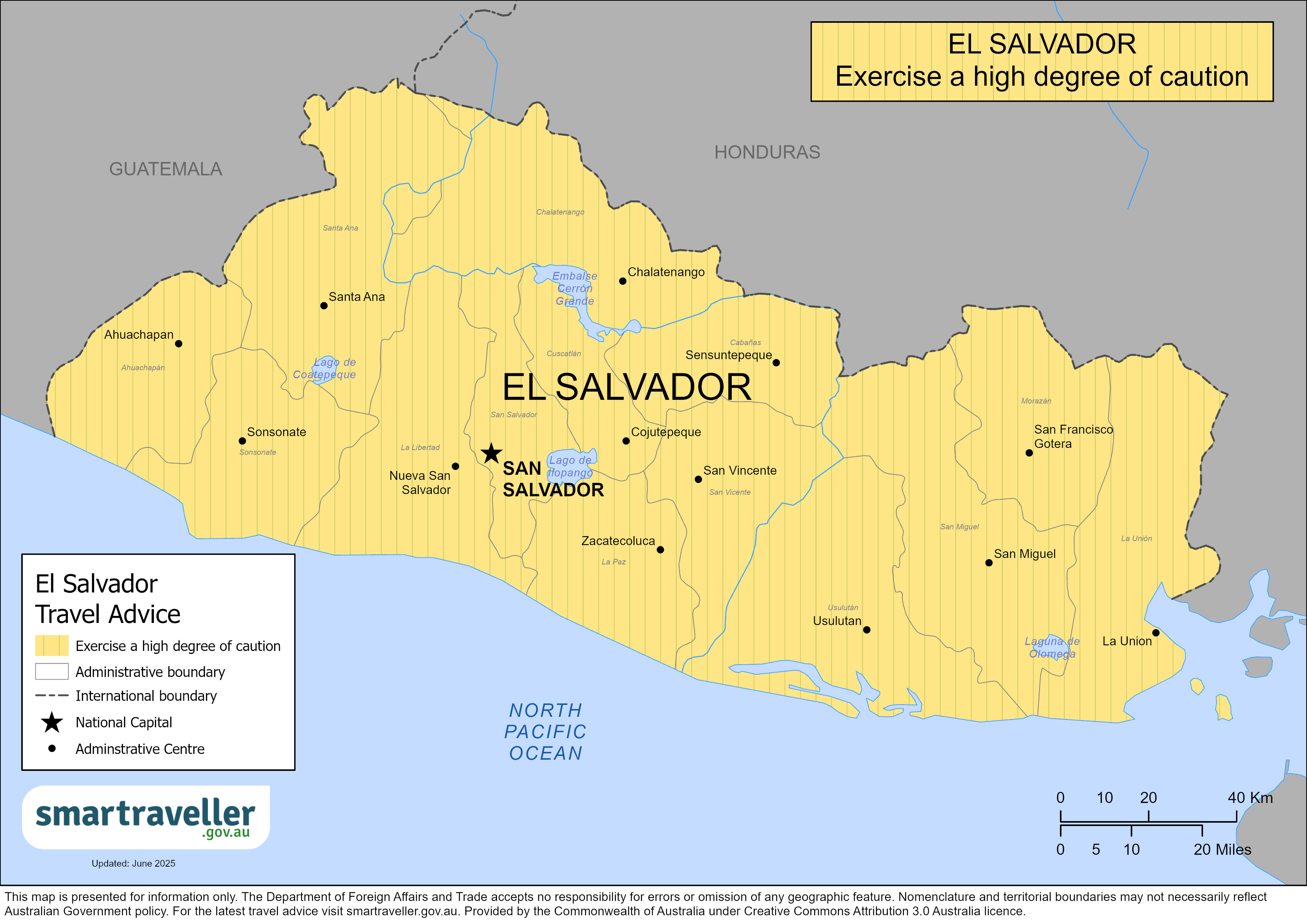 El Salvador-map18June2025