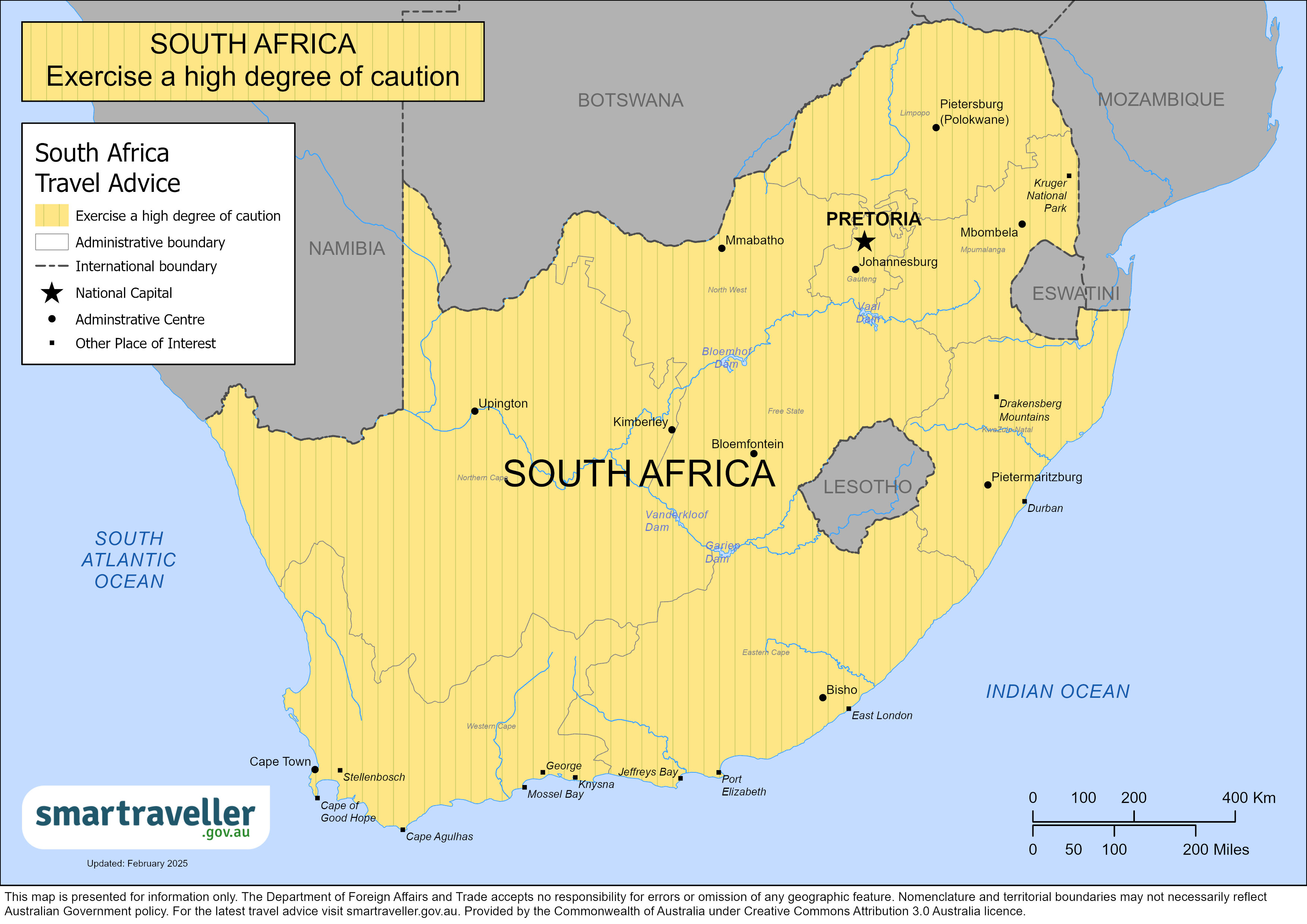 South Africa Travel Advice Safety Smartraveller