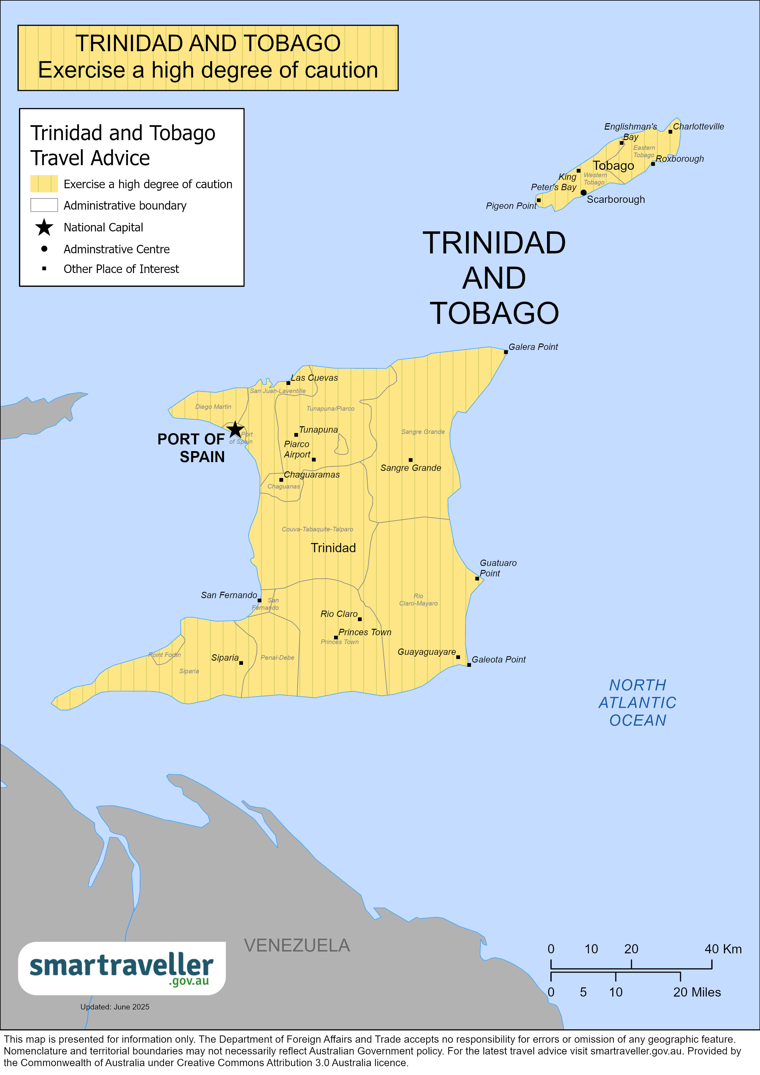 Trinidad and Tobago-map18June2025