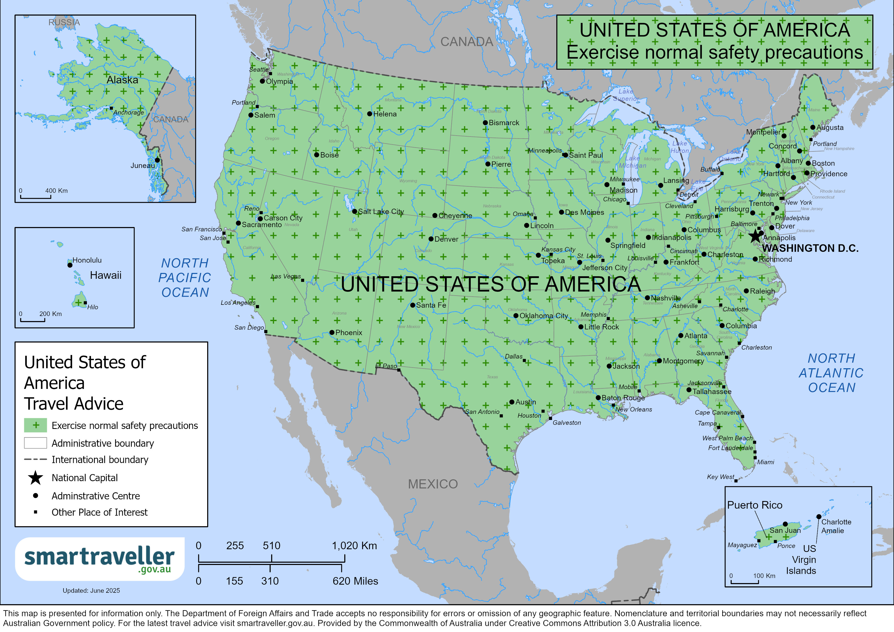 United State of America-map18June2025