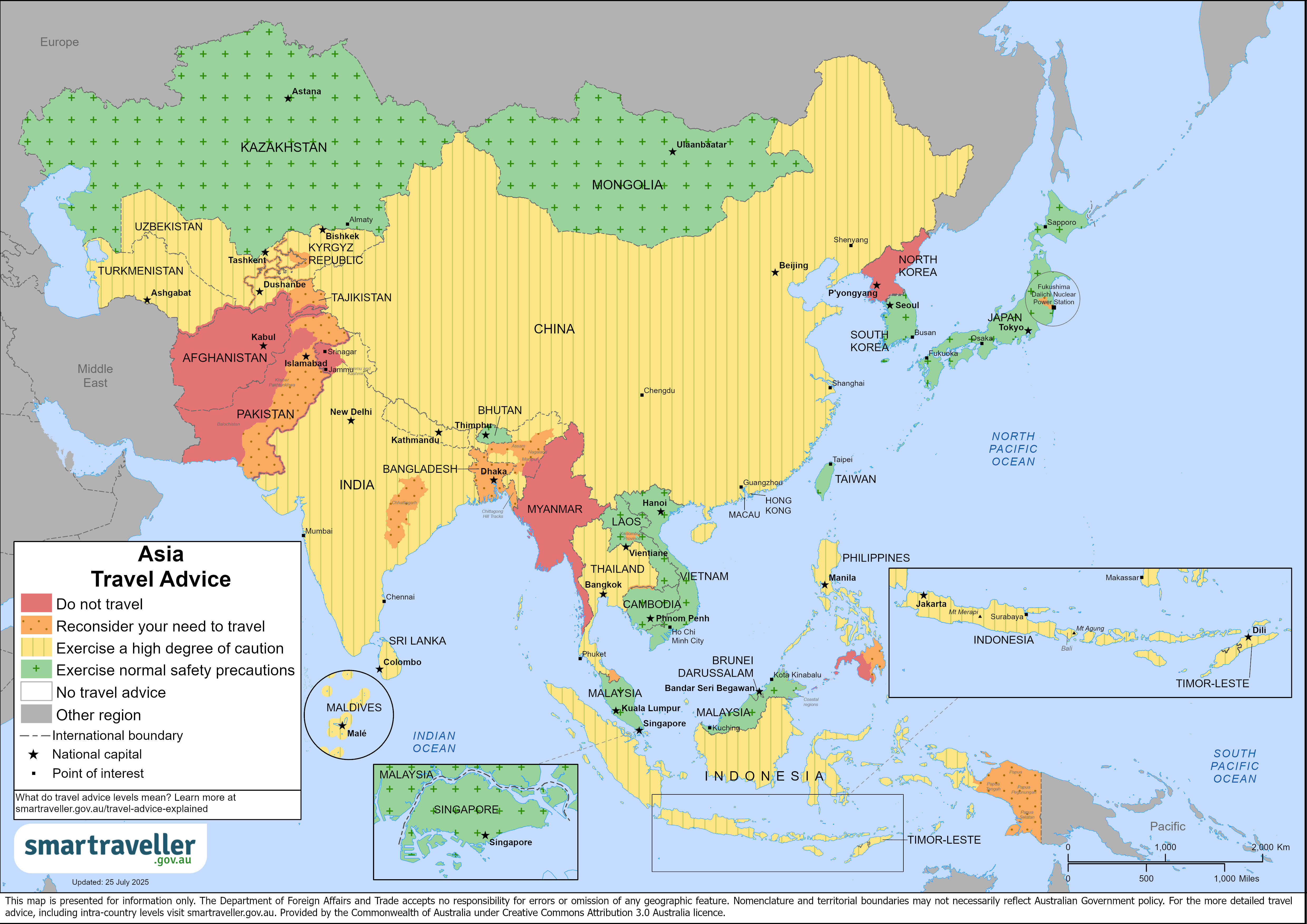 Asia Regional Map
